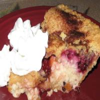 Blackberry Peach Dreamy Creamy Pie_image