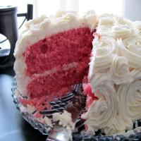 Triple Decker Strawberry Cake image