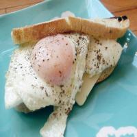 Toasted Sunny-Side up Egg and Cheese Sandwiches_image