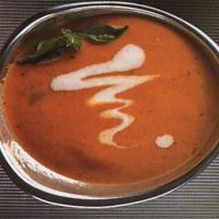 Roasted Carrot and Tomato Soup with Basil image