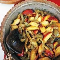 Roasted Peppers with Nectarines_image