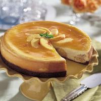 Peach Cheesecake with Gingersnap Crust image