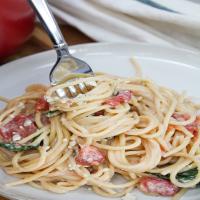 Pasta with Tomato Blue Cheese Sauce_image