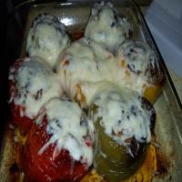 Stuffed Green , red or Yellow Peppers_image