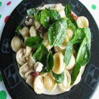 Pasta Salad With Spinach, Olives, and Mozzarella image
