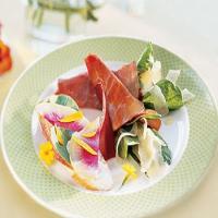 Bresaola with Arugula, Fennel, and Manchego Cheese image