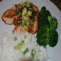 Spicy Tilapia With Pineapple-Pepper Relish image