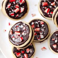 Chocolate-Peppermint Sandwich Cookies image