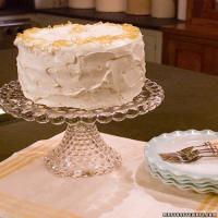 Vanilla Cake with Creme Fraiche Frosting_image