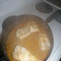 Halibut in Red Curry Coconut Milk_image