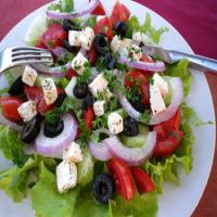 Kittencal's Greek Marinated Tomato, Olive and Feta Salad image