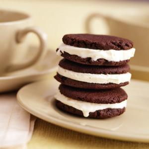 Cinnamon Chocolate Frozen Yogurt Sandwiches_image