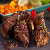 Grilled Lamb Chops with Olive Tapenade image