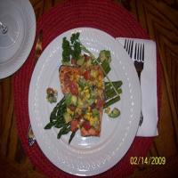 Grilled Salmon With Corn, Tomato, and Avocado Relish_image
