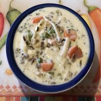 Chicken Noodle and Wild Rice Soup image