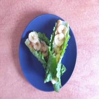 Lettuce, Banana, and Cashew Wrap image