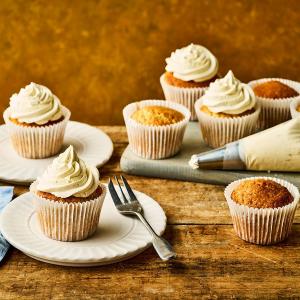 Vegan vanilla cupcakes image