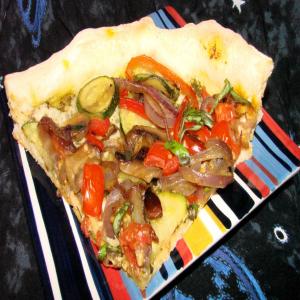 Four-Veggie Pizza(Flat Belly Diet Recipe) image