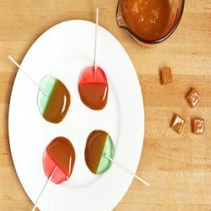 Homemade Caramel Apple Lollipops_image