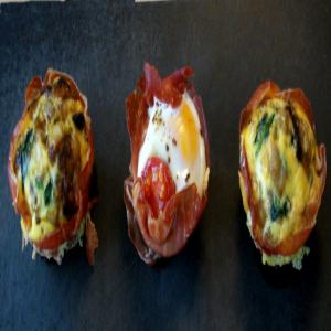Prosciutto Wrapped Egg Cups image