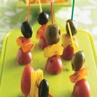 Colorful Marinated Olive Kabobs image