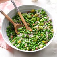 Warm Fava Bean & Pea Salad_image