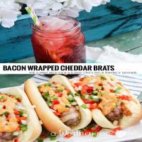 Bacon Wrapped Cheddar Brats_image