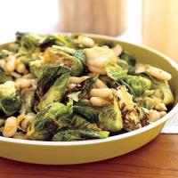 Brussels Sprouts with White Beans and Pecorino_image