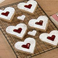 Linzer Heart Cookies image