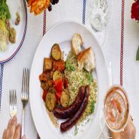 Grilled Merguez with Herbed Couscous image