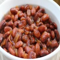BBQ Baked Beans With Apples image