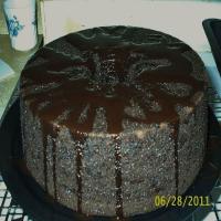 Triple Chocolate Cake with Chocolate Glaze_image