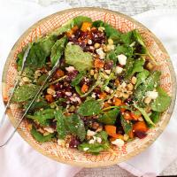 Pumpkin and Beet Salad with Hazelnuts and Feta_image