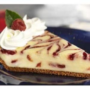 Raspberry Swirl Cheesecake Pie (2 Extra Servings) image