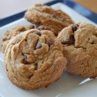 Chewy Peanut Butter Chocolate Chip Cookies image
