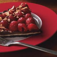 Chocolate, Almond, and Raspberry Tart image