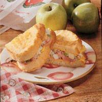 Apple-Ham Grilled Cheese image