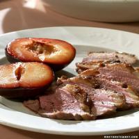 Duck Breasts with Roasted Plums image