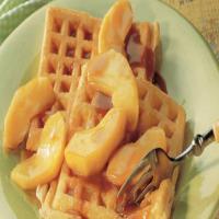 Caramel Apple-Topped Waffles_image