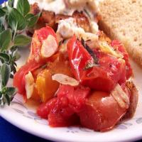 Oven Roasted Tomatoes With Basil and Bacon image