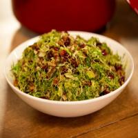Brussels Sprouts with Pecans and Cranberries image
