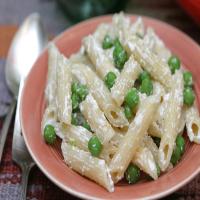 Penne with Ricotta and Peas_image