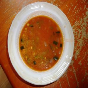 Mexican Poblano Soup With Broth_image