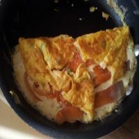 Smoked Salmon Omelet With Herbs_image