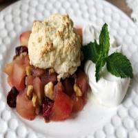 Baked Apple & Cranberries With Dumplings_image