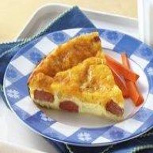Impossibly Easy Hot Dog 'n Cheese Pie_image