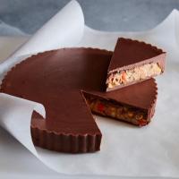 Giant Peanut Butter Cup Stuffed with Reese's Pieces image