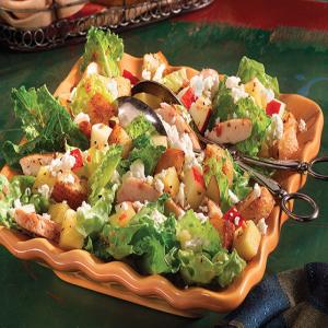 Festive Salad with Chicken and Fruit image