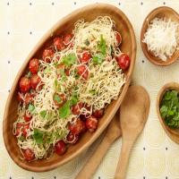 Capellini with Tomatoes and Basil image