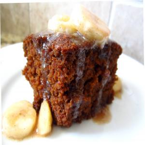 Gingerbread With Warm Cinnamon Bananas and Rum_image